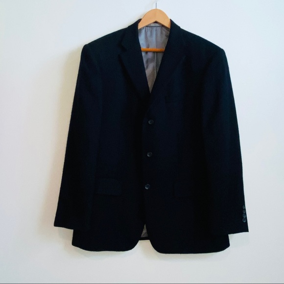 Vintage Dark Navy Versatile Wear Mens Blazer By Oscar De La Renta - Picture 3 of 8